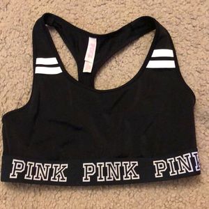 Victoria’s Secret pink crop sports bra
